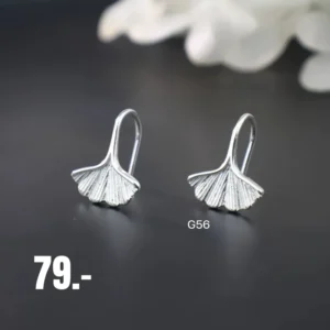 ต่างหูเกี่ยวใบแปะก๊วย (G56)
